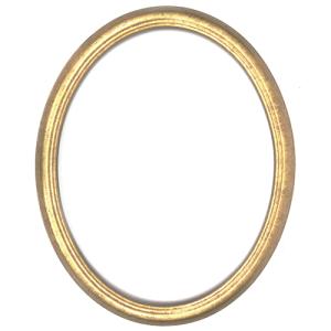 Closeout Oval Frame Gold - 22" x 28"